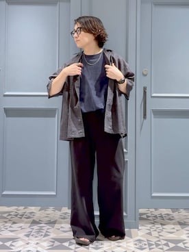 「アイテム（スウェットパンツ）」を使った、はいねさん（メンズ・165cm・20代）の夏コーディネート