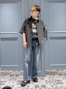 「アイテム（ドレスシューズ）」を使った、はいねさん（メンズ・165cm・20代）の夏コーディネート