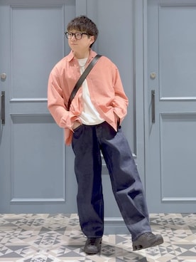 「RAGEBLUE（レイジブルー）のアイテム（アクセサリー）」を使った、はいねさん（メンズ・165cm）の冬コーディネート