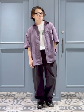 「アイテム（メガネ）」を使った、はいねさん（メンズ・165cm・20代）の夏コーディネート