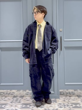 「アイテム（フォーマルスーツ/小物）」を使った、はいねさん（メンズ・165cm・20代）の秋コーディネート