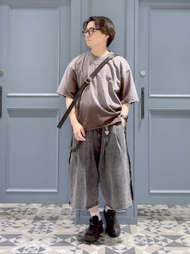 「RAGEBLUE（レイジブルー）のアイテム（アクセサリー）」を使った、はいねさん（メンズ・165cm）の夏コーディネート