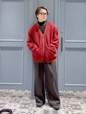 「RAGEBLUE（レイジブルー）のアイテム（アクセサリー）」を使った、はいねさん（メンズ・165cm）の秋コーディネート