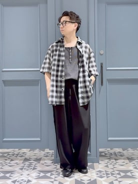 「RAGEBLUE（レイジブルー）のアイテム」を使った、はいねさん（メンズ・165cm）の夏コーディネート