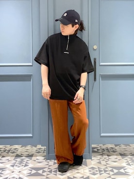 「アイテム（キャップ）」を使った、はいねさん（メンズ・165cm・20代）の春コーディネート