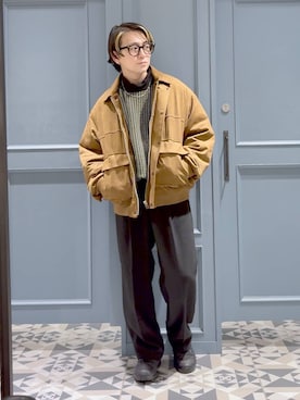 「RAGEBLUE（レイジブルー）のアイテム（アクセサリー）」を使った、はいねさん（メンズ・165cm）の秋コーディネート