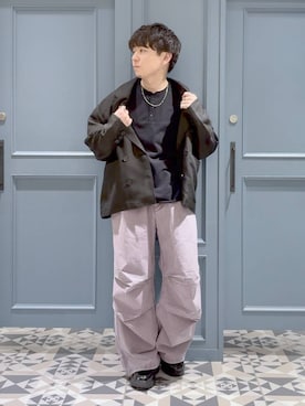 「RAGEBLUE（レイジブルー）のアイテム（アクセサリー）」を使った、はいねさん（メンズ・165cm）の春コーディネート