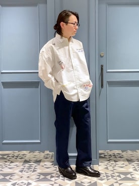 「RAGEBLUE（レイジブルー）のアイテム（ブーツ）」を使った、はいねさん（メンズ・165cm）の春コーディネート