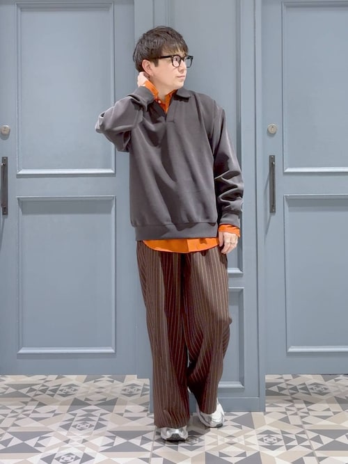 セール】CURVE SEAM WIDE SLACKS / カーブシームワイドスラックス