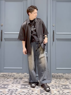 「RAGEBLUE（レイジブルー）のアイテム」を使った、はいねさん（メンズ・165cm）の夏コーディネート