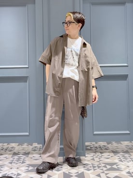 「RAGEBLUE（レイジブルー）のアイテム」を使った、はいねさん（メンズ・165cm）の夏コーディネート