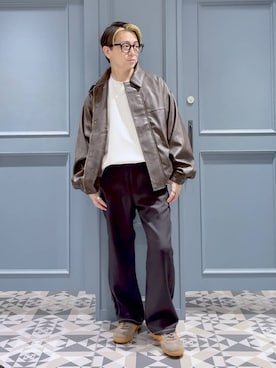 「RAGEBLUE（レイジブルー）のアイテム（パンツ）」を使った、はいねさん（メンズ・165cm）の秋コーディネート