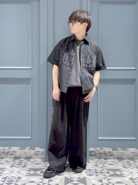 「RAGEBLUE（レイジブルー）のアイテム（トップス）」を使った、はいねさん（メンズ・165cm）の春コーディネート