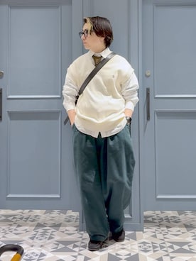 「RAGEBLUE（レイジブルー）のアイテム（フォーマルスーツ/小物）」を使った、はいねさん（メンズ・165cm）の冬コーディネート