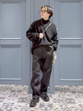 「RAGEBLUE（レイジブルー）のアイテム（アクセサリー）」を使った、はいねさん（メンズ・165cm）の冬コーディネート