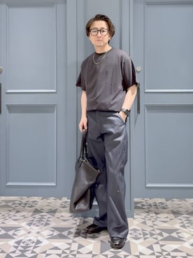 「RAGEBLUE（レイジブルー）のステンレスアソートチェーンネックレス（ネックレス、その他）」を使った、はいねさん（メンズ・165cm）の夏コーディネート