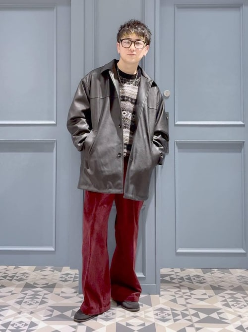 セール】【AIRTHERMAL/エアサーマル】シンセティックレザーカーコート