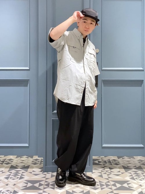 ナイロンバギースノーワイドパンツ【セットアップ可】