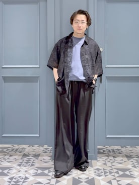「RAGEBLUE（レイジブルー）のステンレスアソートチェーンネックレス（ネックレス、その他）」を使った、はいねさん（メンズ・165cm）の夏コーディネート