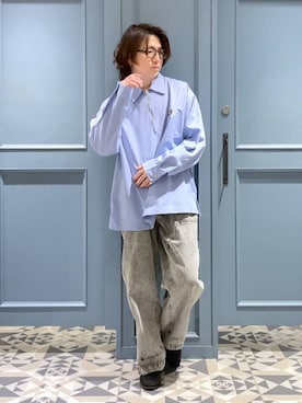 「REmastered（リマスタード）のアイテム」を使った、はいねさん（メンズ・165cm）の冬コーディネート