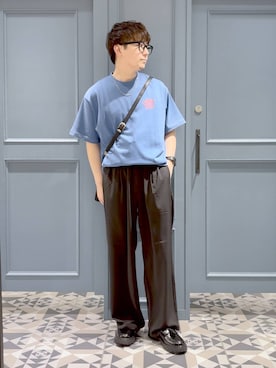 「RAGEBLUE（レイジブルー）のアイテム（アクセサリー）」を使った、はいねさん（メンズ・165cm）の春コーディネート