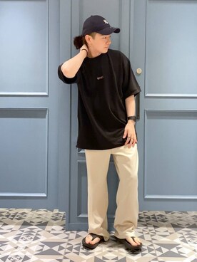「アイテム（キャップ）」を使った、はいねさん（メンズ・165cm・20代）の夏コーディネート