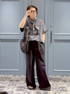 「骨格ストレート」｜「アイテム（財布/小物）」を使った、はいねさん（メンズ・165cm）の夏コーディネート