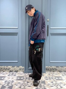「アイテム（キャップ）」を使った、はいねさん（メンズ・165cm・20代）の春コーディネート