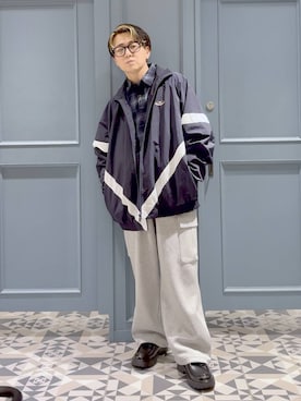 「RAGEBLUE（レイジブルー）のアイテム（パンツ）」を使った、はいねさん（メンズ・165cm）の秋コーディネート