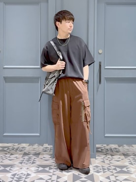 「RAGEBLUE（レイジブルー）のアイテム（アクセサリー）」を使った、はいねさん（メンズ・165cm）の春コーディネート