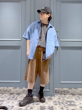 「アイテム（財布）」を使った、はいねさん（メンズ・165cm）の夏コーディネート