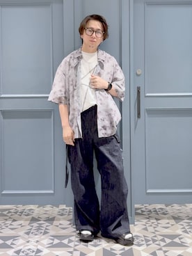 「RAGEBLUE（レイジブルー）のアイテム（アクセサリー）」を使った、はいねさん（メンズ・165cm）の夏コーディネート