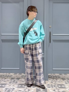 「RAGEBLUE（レイジブルー）のアイテム（アクセサリー）」を使った、はいねさん（メンズ・165cm）の冬コーディネート