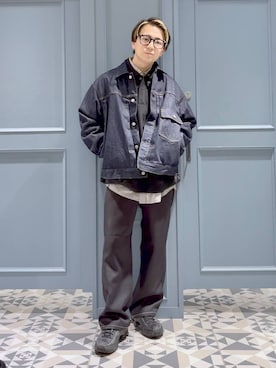 「RAGEBLUE（レイジブルー）のアイテム（ジャケット/アウター）」を使った、はいねさん（メンズ・165cm）の秋コーディネート