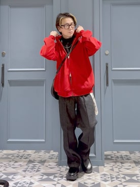 「RAGEBLUE（レイジブルー）のアイテム（アクセサリー）」を使った、はいねさん（メンズ・165cm）の冬コーディネート