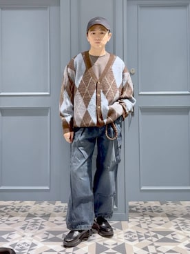 「アイテム（ウォレットチェーン）」を使った、はいねさん（メンズ・165cm・20代）の秋コーディネート