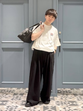 「RAGEBLUE（レイジブルー）のアイテム（アクセサリー）」を使った、はいねさん（メンズ・165cm）の春コーディネート