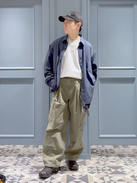「アイテム（キャップ）」を使った、はいねさん（メンズ・165cm・20代）の夏コーディネート