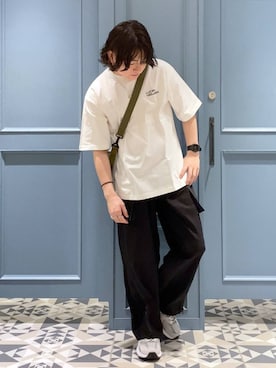 「WEEKEND(ER)（ウィークエンダー）のアイテム」を使った、はいねさん（メンズ・165cm）の春コーディネート