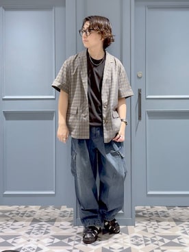 「アイテム（レッグウェア）」を使った、はいねさん（メンズ・165cm・20代）の夏コーディネート