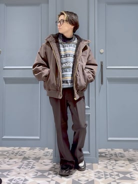 「RAGEBLUE（レイジブルー）のアイテム（アクセサリー）」を使った、はいねさん（メンズ・165cm）の秋コーディネート