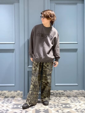 「アイテム（スウェット）」を使った、はいねさん（メンズ・165cm・20代）の秋コーディネート
