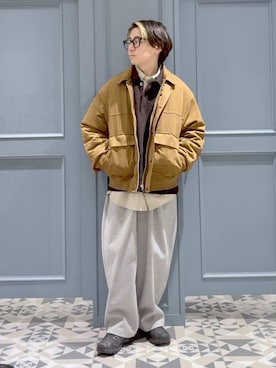 「RAGEBLUE（レイジブルー）のアイテム（パンツ）」を使った、はいねさん（メンズ・165cm）の冬コーディネート