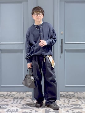 「RAGEBLUE（レイジブルー）のアイテム（アクセサリー）」を使った、はいねさん（メンズ・165cm）の春コーディネート