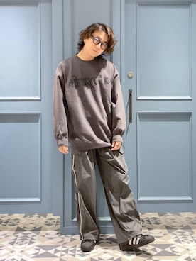 「アイテム（スウェット）」を使った、はいねさん（メンズ・165cm・20代）の秋コーディネート