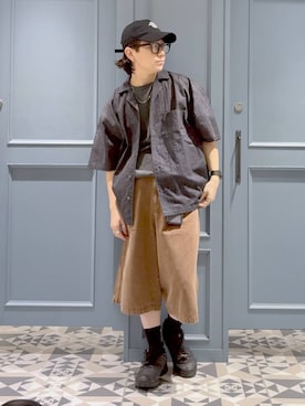 「POLeR（ポーラー）の【POLeR/ポーラー】ハングウォレット（財布）」を使った、はいねさん（メンズ・165cm・20代）の夏コーディネート