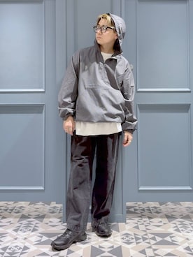 「RAGEBLUE（レイジブルー）のアイテム（パンツ）」を使った、はいねさん（メンズ・165cm）の秋コーディネート