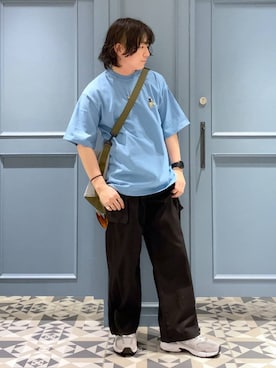 「WEEKEND(ER)（ウィークエンダー）のアイテム」を使った、はいねさん（メンズ・165cm）の春コーディネート