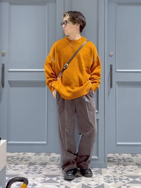 「RAGEBLUE（レイジブルー）のアイテム（アクセサリー）」を使った、はいねさん（メンズ・165cm）の冬コーディネート