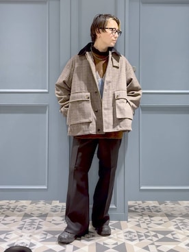 「RAGEBLUE（レイジブルー）のアイテム（ジャケット/アウター）」を使った、はいねさん（メンズ・165cm）の秋コーディネート